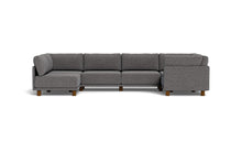 Load image into Gallery viewer, Luna - Sectional - Storm Grey - High Arms - Low Legs