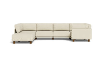 Load image into Gallery viewer, Luna - Sectional - Sunset Beige - High Arms - High Legs