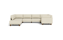 Load image into Gallery viewer, Luna - Sectional - Sunset Beige - High Arms - High Legs