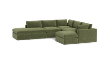 Load image into Gallery viewer, Ciello XL - Sectional - Cypress Green - Regular Arms