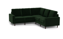 Load image into Gallery viewer, Altus - Sectional - Emerald - Square Arms