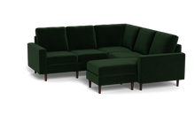 Load image into Gallery viewer, Altus - Sectional - Emerald - Square Arms