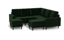 Load image into Gallery viewer, Altus - Sectional - Emerald - Square Arms