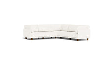 Load image into Gallery viewer, Luna - Sectional - Snowdrift - High Arms - Low Legs