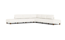 Load image into Gallery viewer, Luna - Sectional - Snowdrift - High Arms - Low Legs