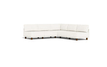 Load image into Gallery viewer, Luna - Sectional - Snowdrift - High Arms - Low Legs