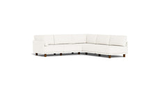 Load image into Gallery viewer, Luna - Sectional - Snowdrift - High Arms - Low Legs