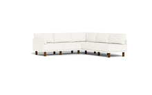 Load image into Gallery viewer, Luna - Sectional - Snowdrift - Low Arms - Tall Legs