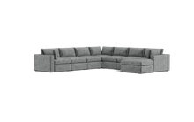 Load image into Gallery viewer, Ciello XL - Sectional - Basalt - Regular Arms
