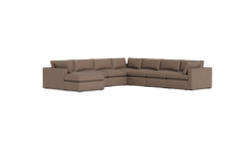 Load image into Gallery viewer, Ciello XL - Sectional - Mocha - Regular Arms