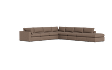 Load image into Gallery viewer, Ciello XL - Sectional - Mocha - Regular Arms