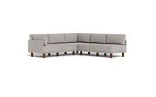 Load image into Gallery viewer, Luna - Sectional - Dream Grey - High Arms - Tall Legs