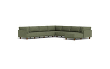 Load image into Gallery viewer, Luna - Sectional - Moss Green - High Arms - Low Legs