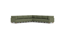 Load image into Gallery viewer, Luna - Sectional - Moss Green - High Arms - Low Legs