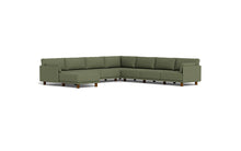 Load image into Gallery viewer, Luna - Sectional - Moss Green - Low Arms - Low Legs