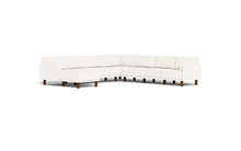 Load image into Gallery viewer, Luna - Sectional - Snowdrift - Low Arms - Tall Legs