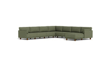 Load image into Gallery viewer, Luna - Sectional - Moss Green - Low Arms - Low Legs