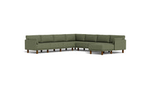 Load image into Gallery viewer, Luna - Sectional - Moss Green - Low Arms - Tall Legs