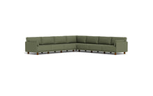 Load image into Gallery viewer, Luna - Sectional - Moss Green - Low Arms - Low Legs