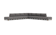 Load image into Gallery viewer, Luna - Sectional - Storm Grey - High Arms - Low Legs