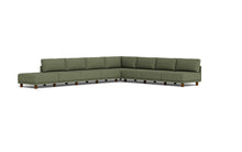 Load image into Gallery viewer, Luna - Sectional - Moss Green - High Arms - Low Legs