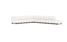 Load image into Gallery viewer, Luna - Sectional - Snowdrift - High Arms - Low Legs