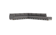 Load image into Gallery viewer, Luna - Sectional - Storm Grey - High Arms - Low Legs