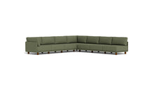 Load image into Gallery viewer, Luna - Sectional - Moss Green - High Arms - Low Legs