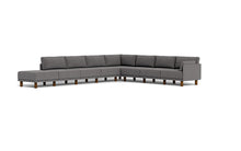 Load image into Gallery viewer, Luna - Sectional - Storm Grey - Low Arms - Tall Legs