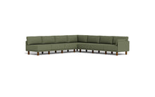 Load image into Gallery viewer, Luna - Sectional - Moss Green - Low Arms - Tall Legs