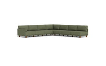 Load image into Gallery viewer, Luna - Sectional - Moss Green - Low Arms - Low Legs