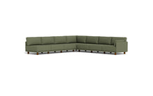 Load image into Gallery viewer, Luna - Sectional - Moss Green - Low Arms - Low Legs