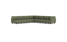 Load image into Gallery viewer, Luna - Sectional - Moss Green - High Arms - Low Legs