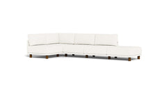 Load image into Gallery viewer, Luna - Sectional - Snowdrift - High Arms - Low Legs
