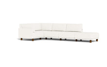 Load image into Gallery viewer, Luna - Sectional - Snowdrift - High Arms - Low Legs