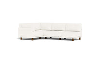 Load image into Gallery viewer, Luna - Sectional - Snowdrift - High Arms - Low Legs