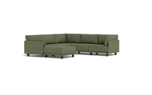 Load image into Gallery viewer, Luna - Sectional - Moss Green - High Arms - Low Legs