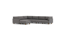 Load image into Gallery viewer, Luna - Sectional - Storm Grey - High Arms - Low Legs