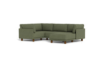 Load image into Gallery viewer, Luna - Sectional - Moss Green - High Arms - Low Legs