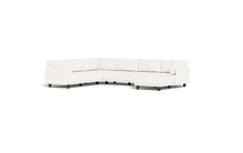 Load image into Gallery viewer, Luna - Sectional - Snowdrift - High Arms - Low Legs