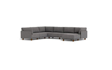 Load image into Gallery viewer, Luna - Sectional - Storm Grey - High Arms - Low Legs