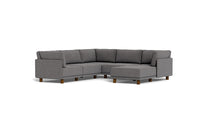 Load image into Gallery viewer, Luna - Sectional - Storm Grey - High Arms - Low Legs