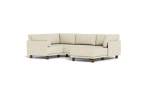 Load image into Gallery viewer, Luna - Sectional - Sunset Beige - High Arms - High Legs