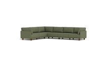 Load image into Gallery viewer, Luna - Sectional - Moss Green - High Arms - Low Legs