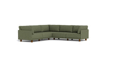 Load image into Gallery viewer, Luna - Sectional - Moss Green - High Arms - Low Legs