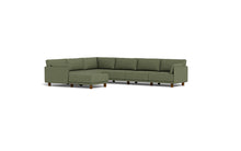Load image into Gallery viewer, Luna - Sectional - Moss Green - Low Arms - Low Legs
