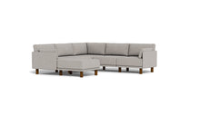 Load image into Gallery viewer, Luna - Sectional - Dream Grey - Low Arms - Tall Legs