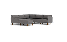 Load image into Gallery viewer, Luna - Sectional - Storm Grey - Low Arms - Tall Legs