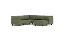 Load image into Gallery viewer, Luna - Sectional - Moss Green - Low Arms - Low Legs
