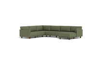 Load image into Gallery viewer, Luna - Sectional - Moss Green - Low Arms - Low Legs